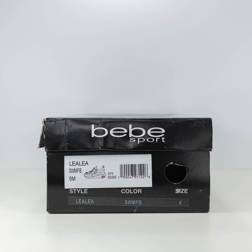 Bebe Sport Lealea Metallic Logo Fashion Sneakers - Picture 13 of 13